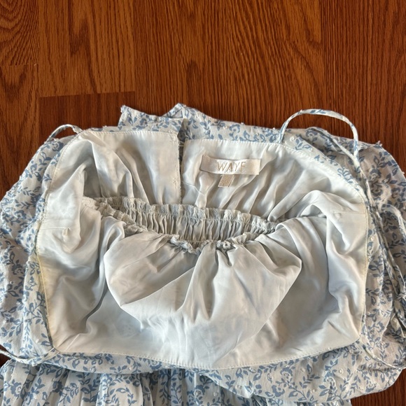 Wayf Floral Tie Midi Dress - Picture 5 of 6